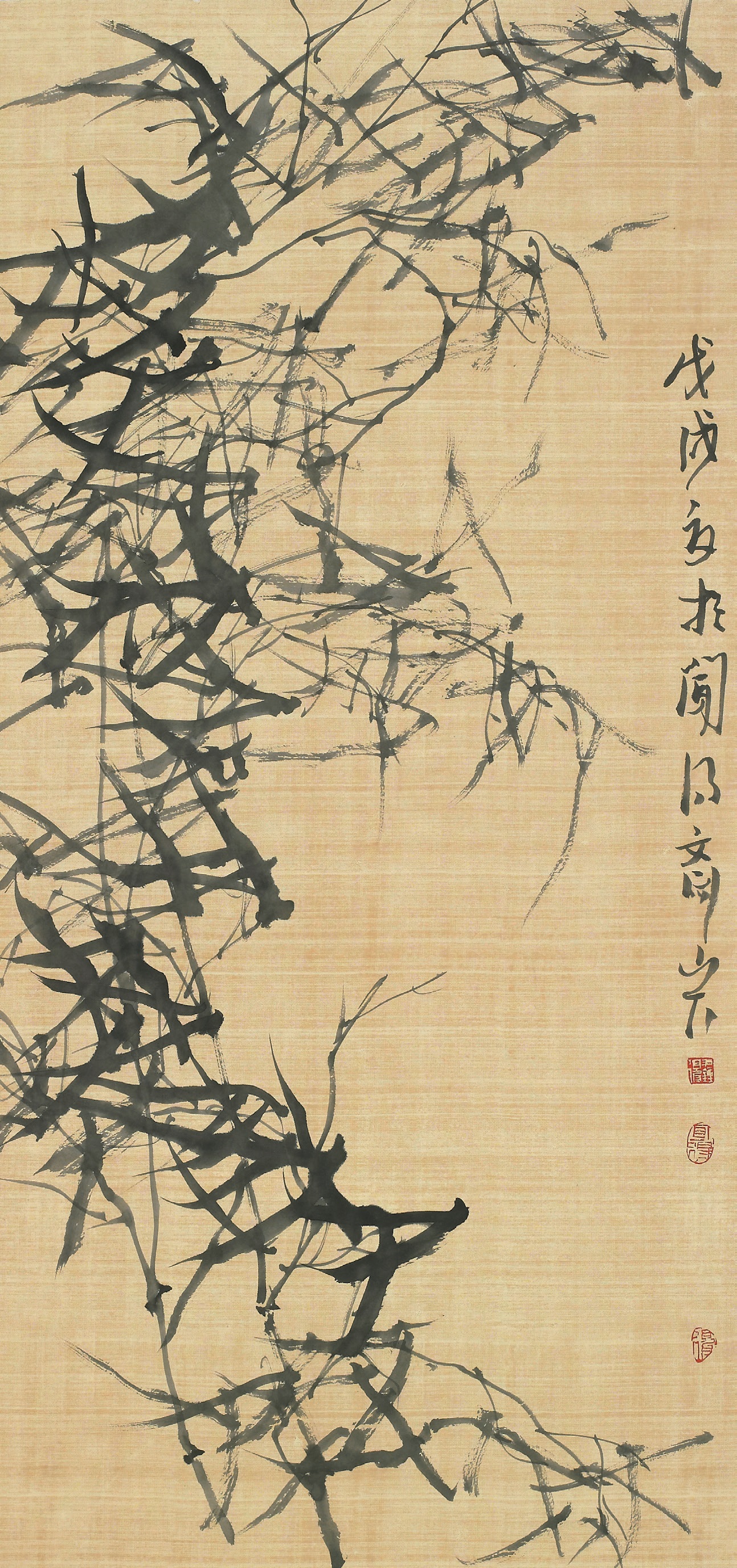 90 野生竹葉圖 · 42×90cm.jpg